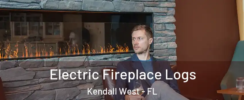  Electric Fireplace Logs Kendall West - FL