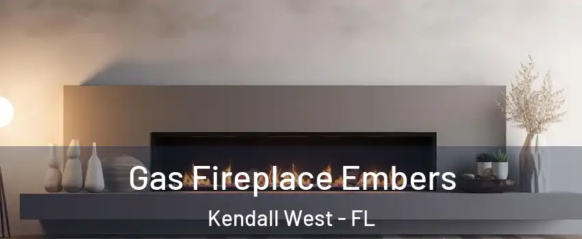  Gas Fireplace Embers Kendall West - FL