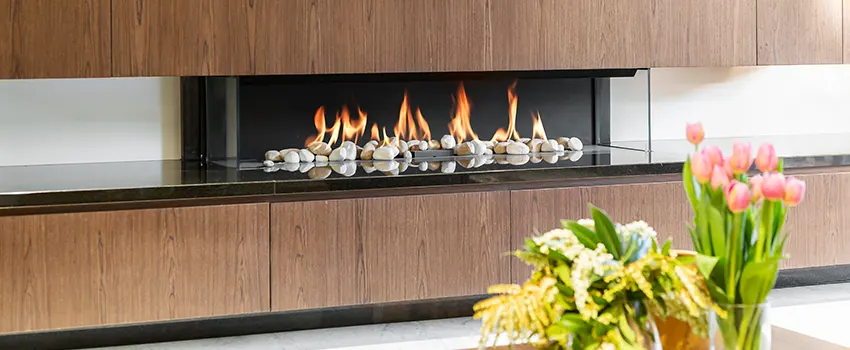 Double-height Fireplace Design Refurbishment in Kendall West, Florida