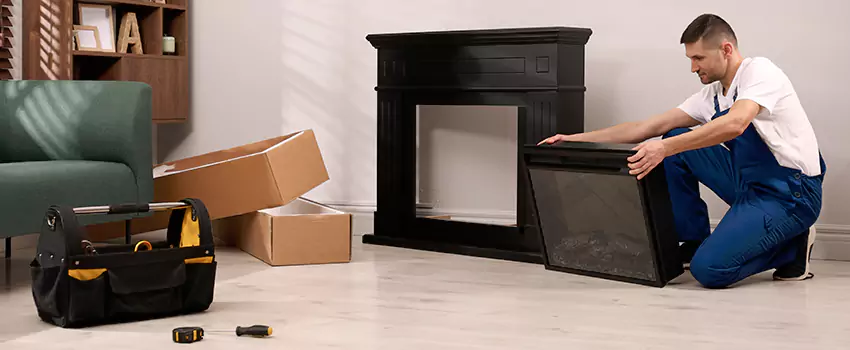 Old Rusted Metal Fireplace Repair And Replacement in Kendall West, FL