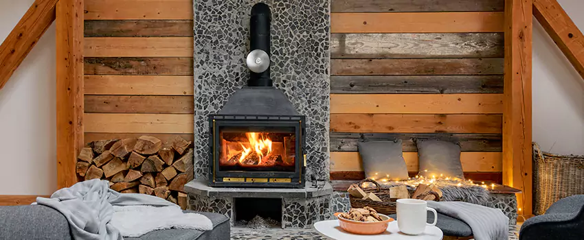 Thelin Hearth Products Direct Vent Gas Stove Fireplace Inspection in Kendall West, Florida